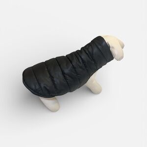 Black Puffer Dog Jacket